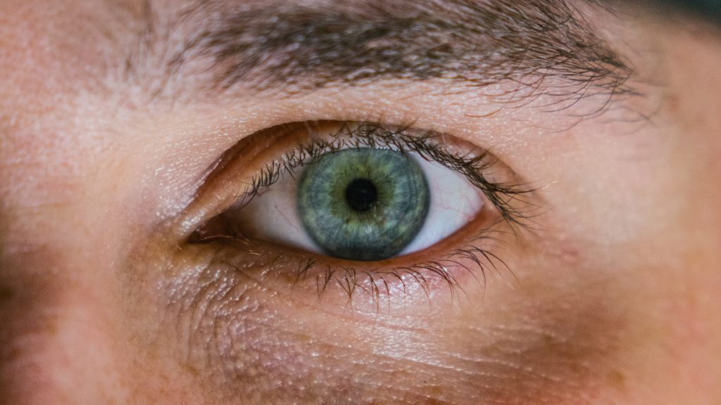 Close up of man's eye